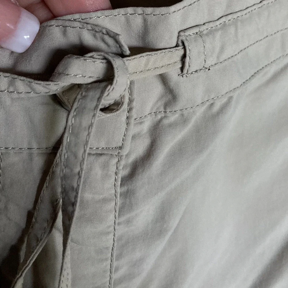 VTG The North Face Technical Hiking Khaki Nylon Cargo Pant Mens XL 38 38x29 $115